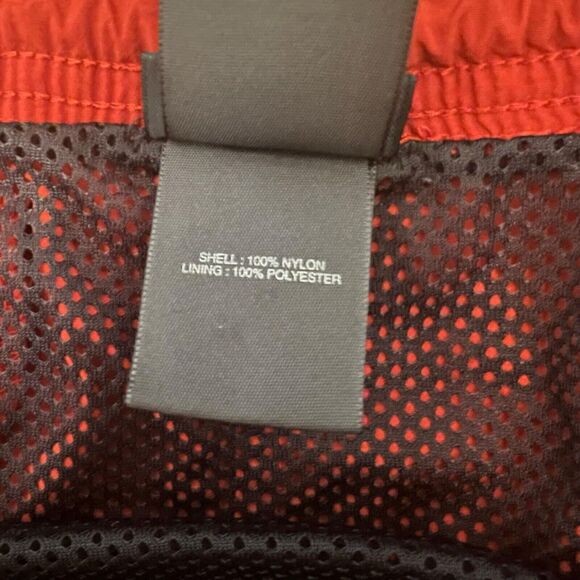 REI Shorts Men's Med Red Nylon Mesh Lined Swim Trunks - Picture 6 of 11